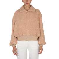 Bomber jacket Wool Blend Bomber Jacket Femei