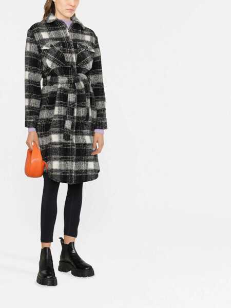Paltoane Woolrich Check Print Coat BLACK Femei (BM 9424403) 2