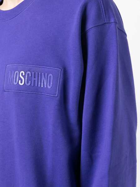 Bluze Moschino Sweatshirt With Logo Patch BLUE Barbati (BM 9424751) 5