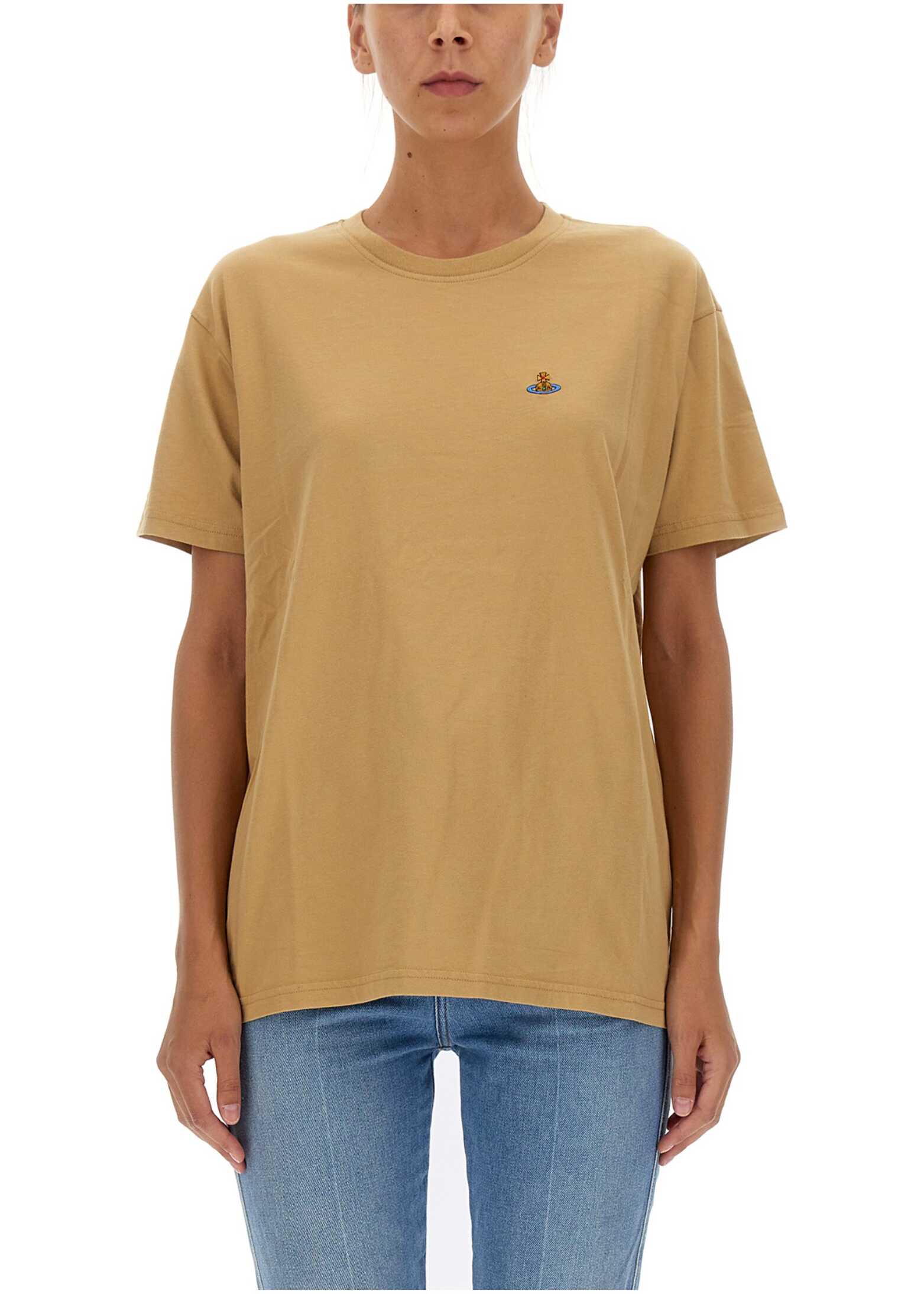 Vivienne Westwood Crewneck T-Shirt BEIGE