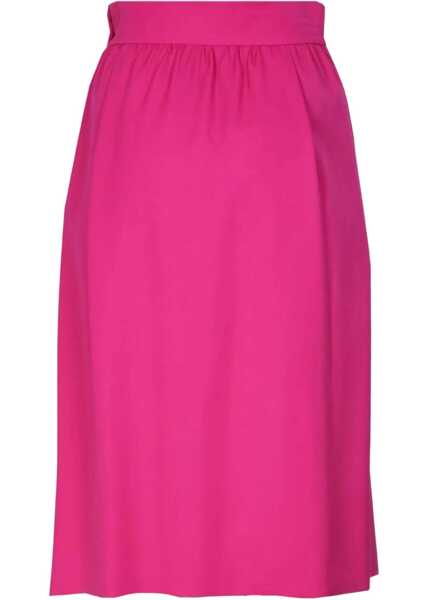 Fuste casual Moschino Flared Midi Skirt PURPLE Femei (BM 9424916) 3