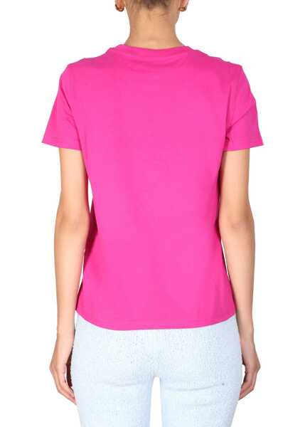 Tricouri Moschino T-Shirt With Logo PURPLE Femei (BM 9425006) 3