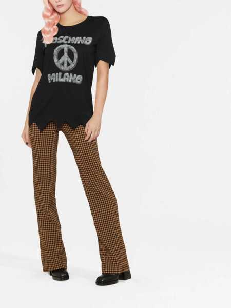 Tricouri Moschino Flinstones Print T-Shirt BLACK Femei (BM 9425015) 3