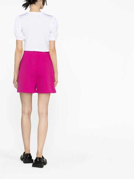 Pantaloni scurti Moschino Shorts With Vinyl Logo PURPLE Femei (BM 9425111) 4