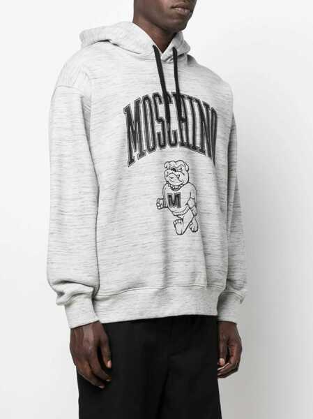 Hanorace Moschino Sweatshirt With Logo Print GREY Barbati (BM 9425225) 4
