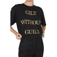 Tricouri Moschino Dama - Tricouri Moschino Guilt Without Guilt T-Shirt BLACK Femei (BM 9425258) - B-mall.ro