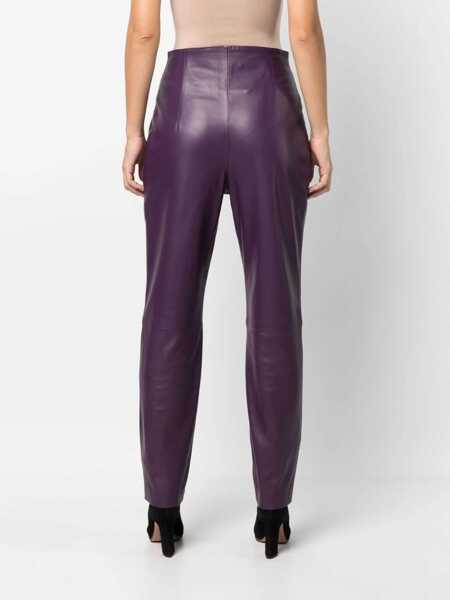 Pantaloni casual Alberta Ferretti Tassel Pants PURPLE Femei (BM 9425414) 4