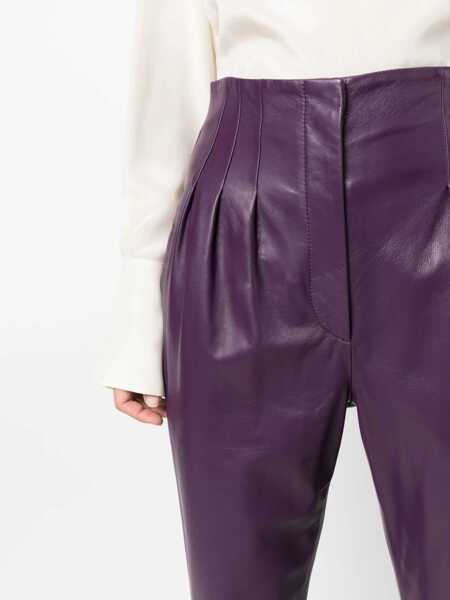 Pantaloni casual Alberta Ferretti Tassel Pants PURPLE Femei (BM 9425414) 5