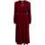 LOVE Moschino Pann&eacute; Velvet Dress RED