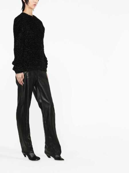 Pulovere casual Alberta Ferretti Lurex Jersey BLACK Femei (BM 9425495) 3