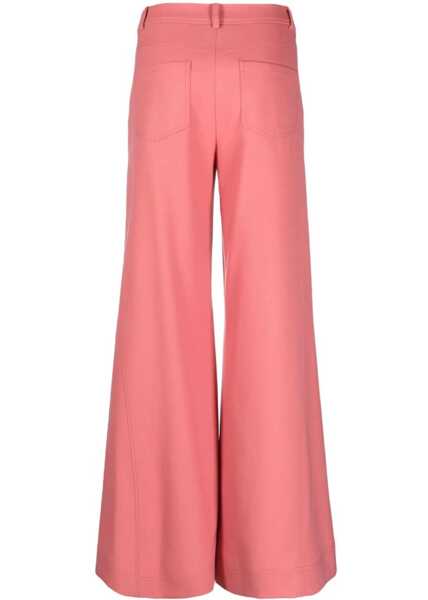 Pantaloni casual LOVE Moschino Chic Flare Pants PINK Femei (BM 9425507) 2