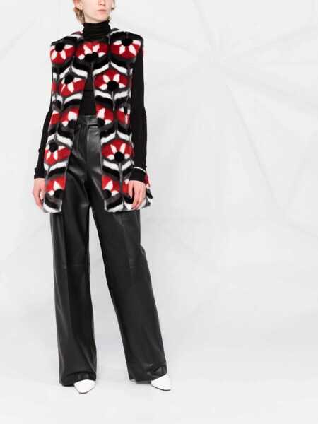 Blanuri LOVE Moschino Faux Fur Vest BLACK Femei (BM 9425528) 2