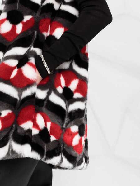 Blanuri LOVE Moschino Faux Fur Vest BLACK Femei (BM 9425528) 3