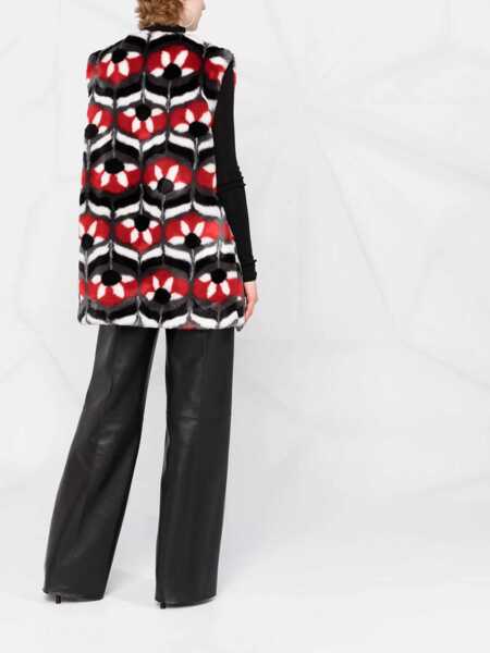 Blanuri LOVE Moschino Faux Fur Vest BLACK Femei (BM 9425528) 4