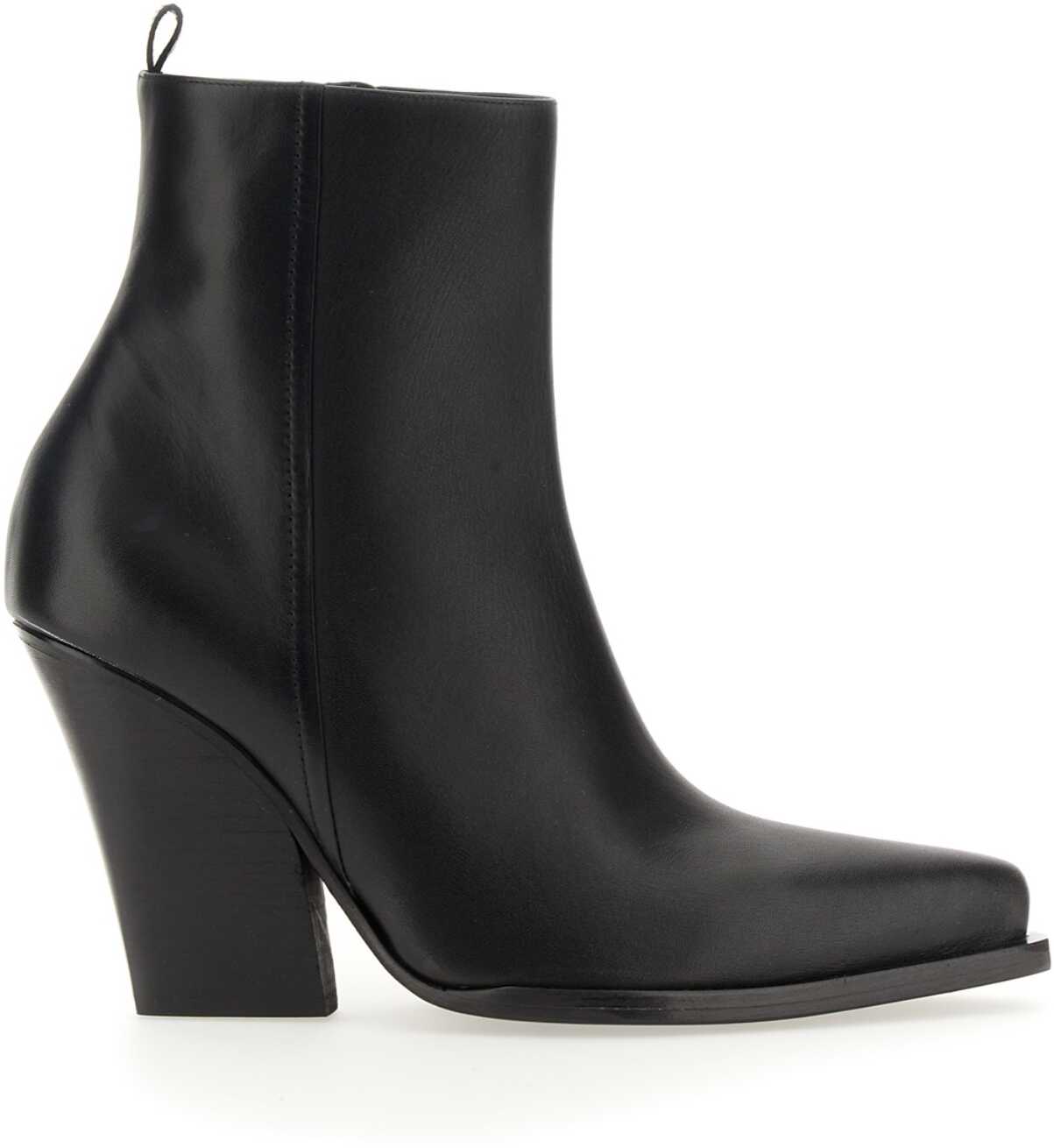 Magda Butrym Cowboy Boots BLACK