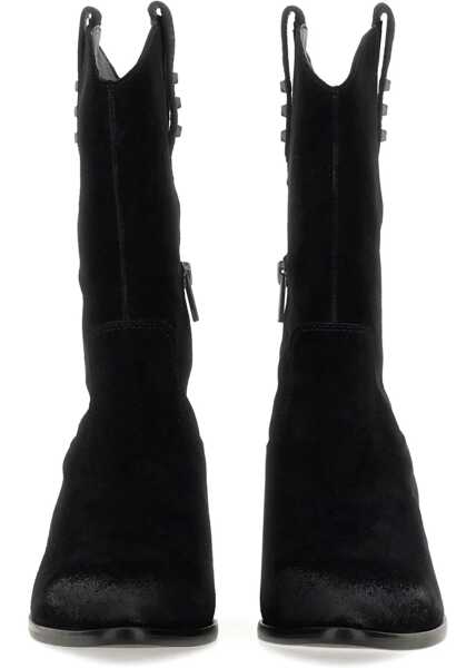 Cizme scurte ASH Hooper Boots BLACK Femei (BM 9425663) 3