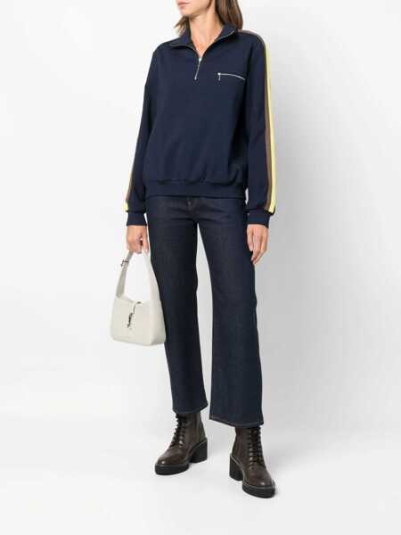 Bluze de trening Tory Burch Sweatshirt With Front Zipper BLUE Femei (BM 9425828) 2