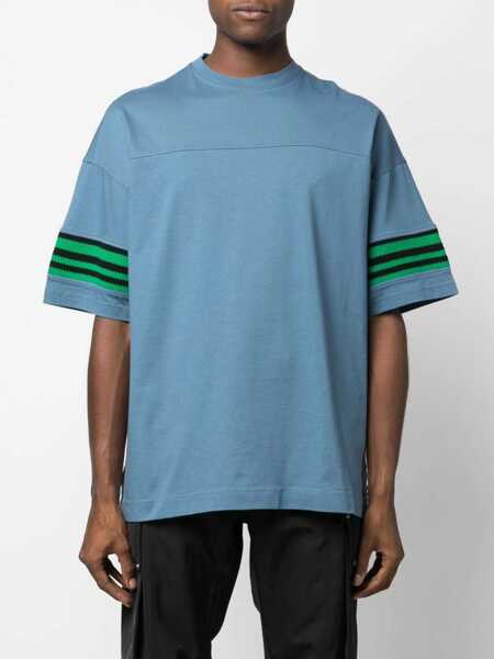 Tricouri AMBUSH T-Shirt With Logo BLUE Barbati (BM 9425855) 3