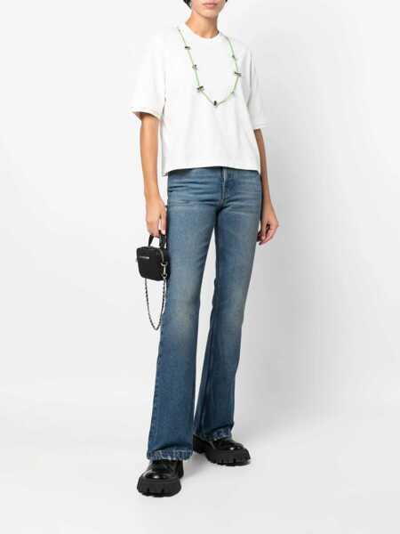 Tricouri AMBUSH Stoppers T-Shirt WHITE Femei (BM 9425876) 2