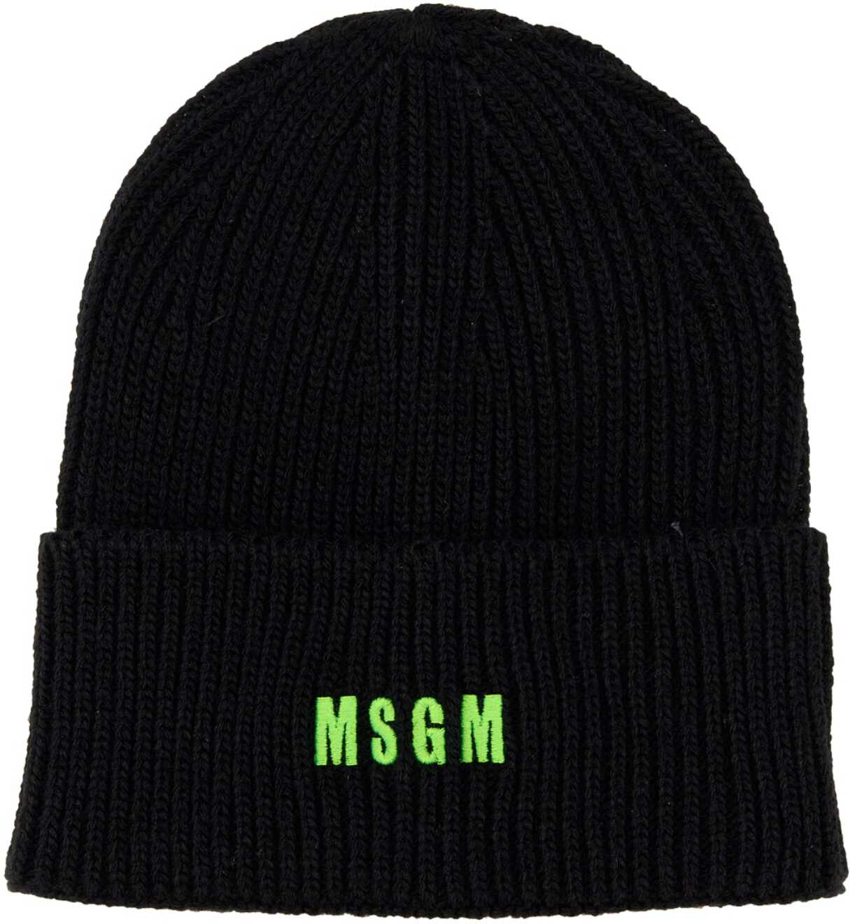 MSGM Beanie Hat BLACK