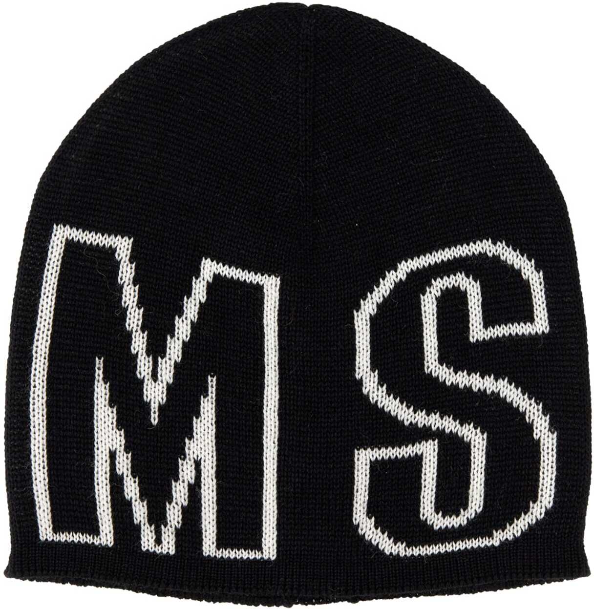 MSGM Beanie Hat With Logo BLACK