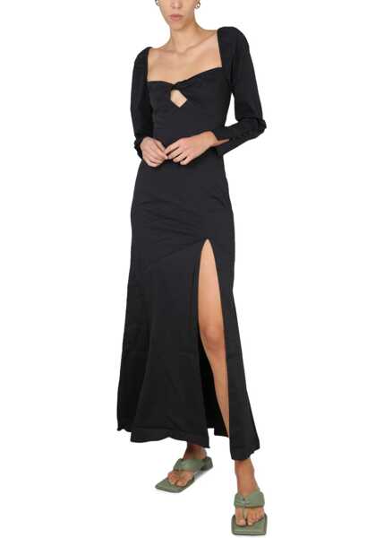 Rochii casual STAUD Josephine Dress BLACK Femei (BM 9426170) 2