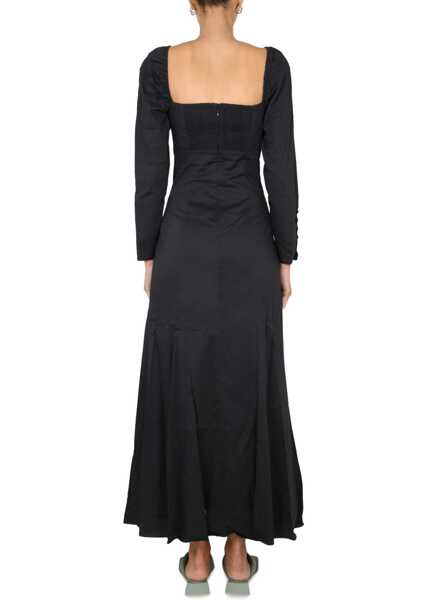 Rochii casual STAUD Josephine Dress BLACK Femei (BM 9426170) 3