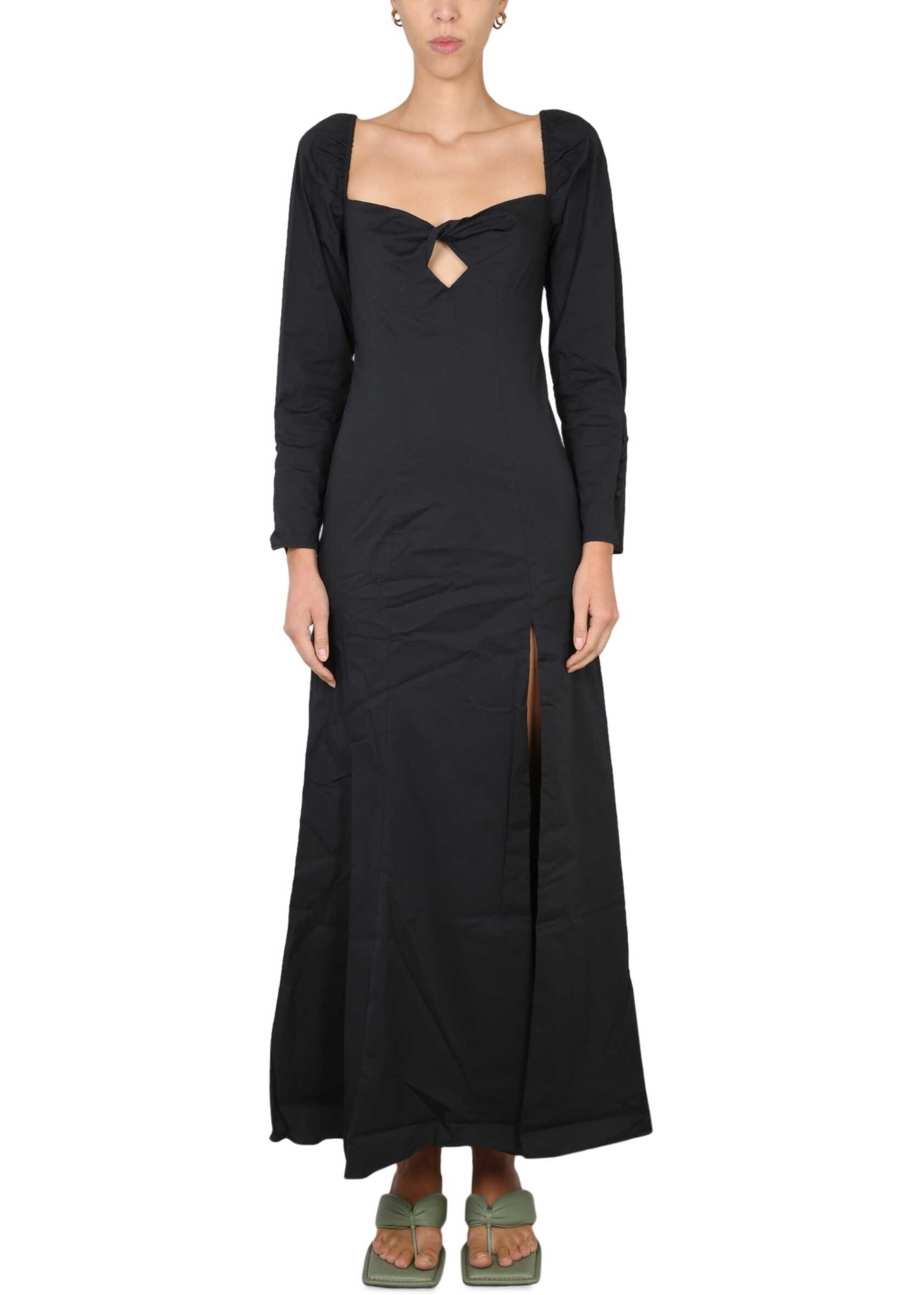 STAUD Josephine Dress BLACK