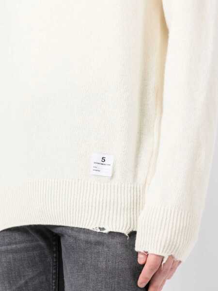 Pulovere Department Five Choker WHITE Barbati (BM 9426332) 5