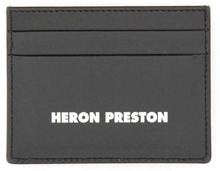 Portofele Barbati Heron Preston Card Holder With Logo Print