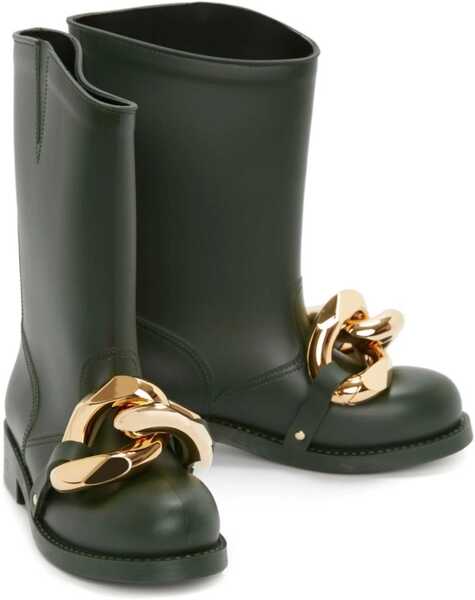 Cizme scurte JW Anderson High Boot Chain GREEN Femei (BM 9426539) 2