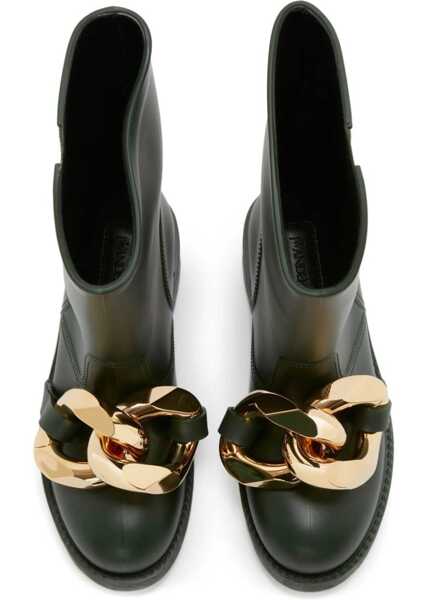 Cizme scurte JW Anderson High Boot Chain GREEN Femei (BM 9426539) 3