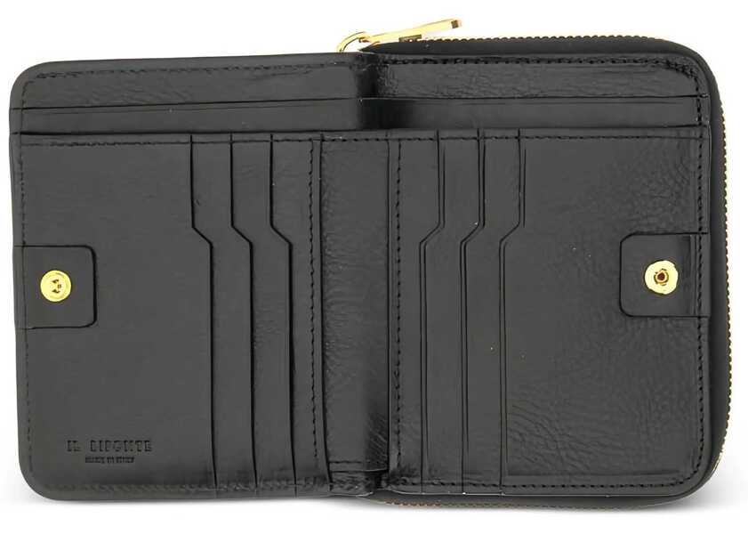 Portofele IL BISONTE Leather Wallet BLACK Femei (BM 9426563) 4