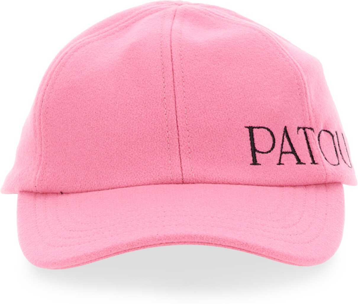 Patou Baseball Hat With Logo PINK