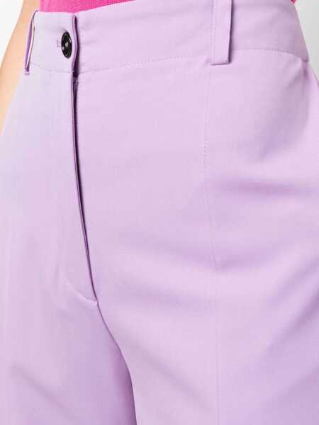 Pantaloni casual Patou Virgin Wool Pants LILAC Femei (BM 9426689) 5