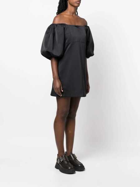 Rochii casual Patou Mini Dress With Balloon Sleeves BLACK Femei (BM 9426740) 3