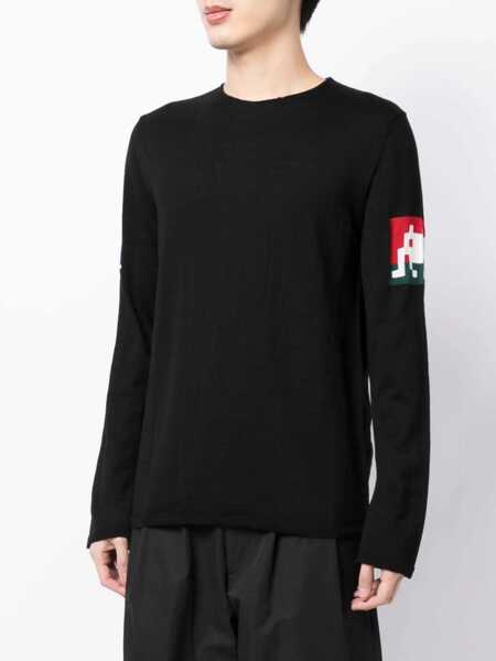 Pulovere Comme des Garons Wool Jersey. BLACK Barbati (BM 9426764) 3