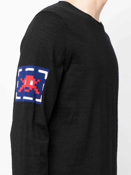 Pulovere Comme des Garons Wool Jersey. BLACK Barbati (BM 9426764) 5