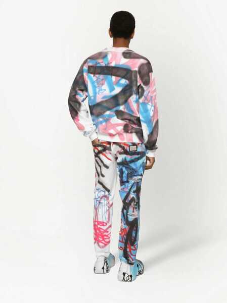 Pantaloni casual Dolce & Gabbana Loose Fit Jeans MULTICOLOUR Barbati (BM 9426788) 4