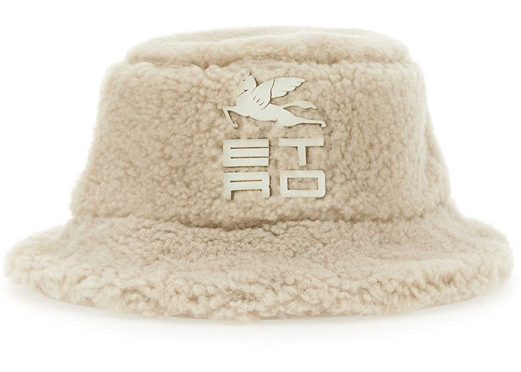 ETRO Bucket Hat With Logo BEIGE