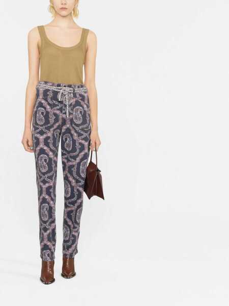 Blugi skinny ETRO Paisley Denim Pants MULTICOLOUR Femei (BM 9426890) 2