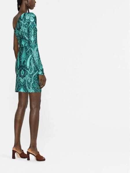 Rochii casual ETRO Dress With Paisley Designs GREEN Femei (BM 9426935) 4