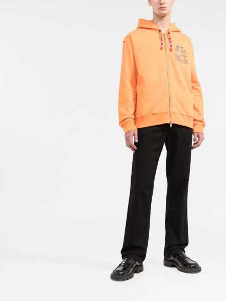 Hanorace ETRO Zip Sweatshirt. ORANGE Barbati (BM 9426953) 2