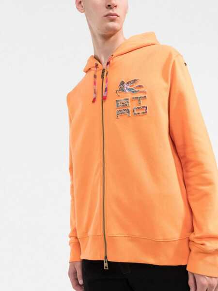 Hanorace ETRO Zip Sweatshirt. ORANGE Barbati (BM 9426953) 3
