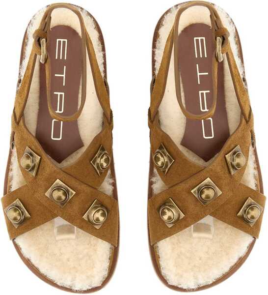 Sandale ETRO Crown Me Sandal BEIGE Femei (BM 9427037) 2