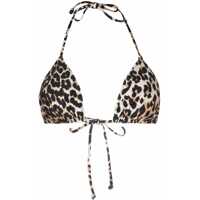Sutiene Animal Print Bikini Top Femei