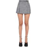 Fuste casual Plaid Tweed Miniskirt Femei