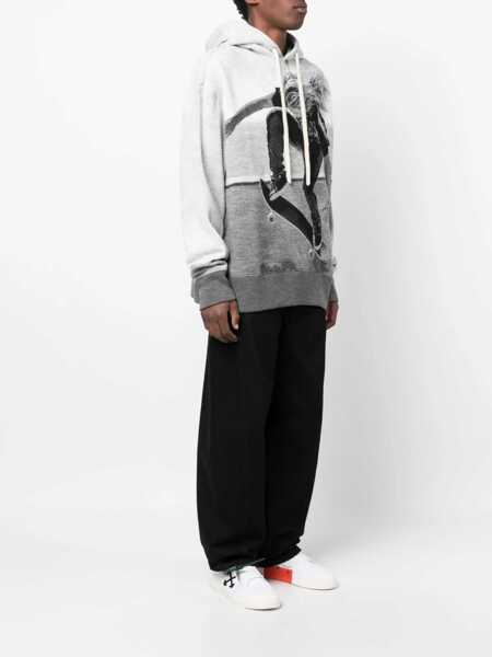 Pulovere casual Palm Angels Hooded Shirt GREY Barbati (BM 9427709) 3