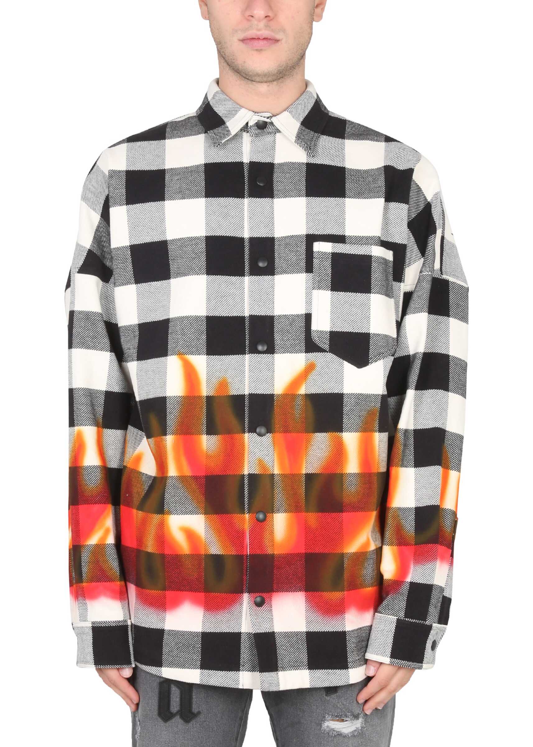 Palm Angels Plaid Shirt MULTICOLOUR