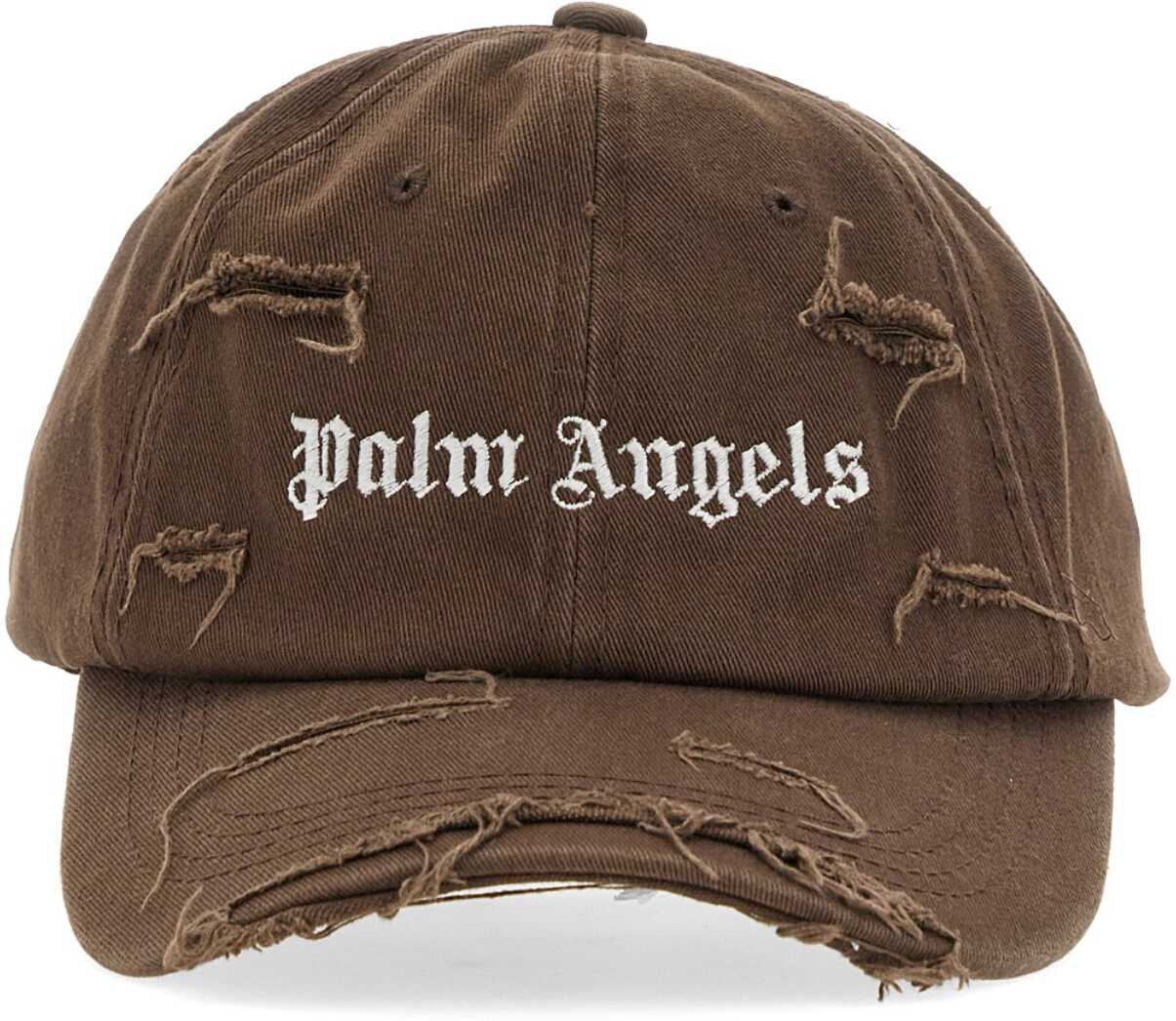 Palm Angels Baseball Cap BROWN